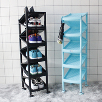 Ruiyi Japanese multi-layer raised plastic shoe rack simple economy living room space assembly storage small shoe cabinet