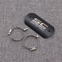 Motorcycle modified exhaust pipe middle section anti-scalding cover stainless steel cover exhaust pipe cover Scorpio SC modified exhaust pipe cover