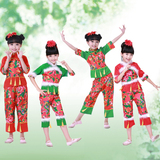 新款六一儿童节中国结民族舞台秧歌服表演服