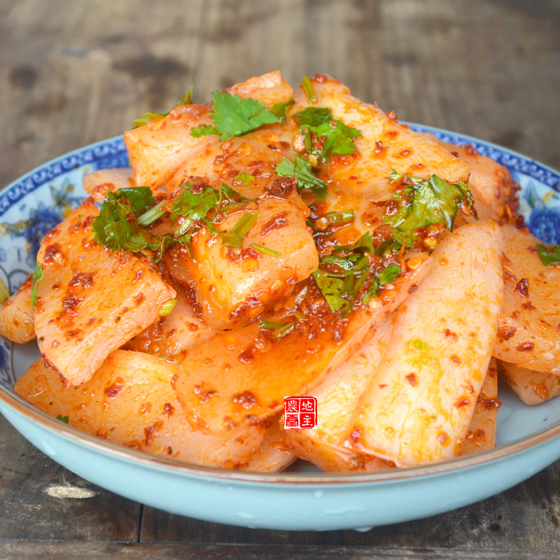 芷江酸萝卜湖南湘西特产孕妇开胃萝卜甜酸辣泡菜凉菜400g满包邮