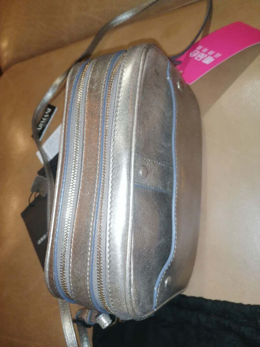 armani女款限量版土豪金牛皮包包(情人节礼物) - 靓女sally奢侈品箱包