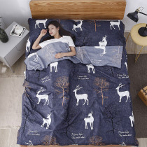 Travel dirty sleeping bag Portable indoor double single hotel travel hotel anti-dirty duvet cover sheets
