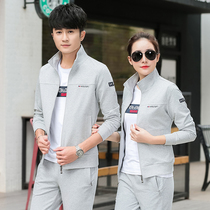 Spring and autumn new 361 lovers sportswear suit womens casual youth sweater pure cotton brand mens sportswear