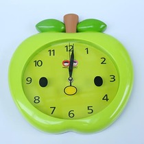 Little tomato cute cartoon wall clock sweep seconds mute kindergarten childrens student room bedroom wall clock