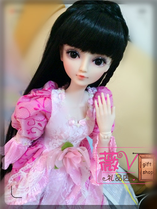 夜萝莉叶罗丽娃娃精美衣服bjd/sd芭比60cm1/3娃套装衣服礼物正品图片