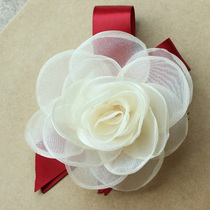 Wedding Wrist Flowers Bridal Bridesmaid Sisters Flowers Child Hand Flowers Wedding Korean Chest Flower Emulation Accessories