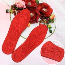 Wedding Pure Cotton Embroidered Insole Bride to Marry Wedding Celebration Supplies This Life Insoles