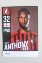Anthony England Bournemouth 21 22 season official white card