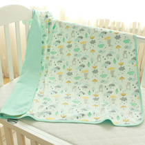 Baby spring and autumn blanket knitted towel newborn swaddling cotton grinding quilt double-layer bag quilt