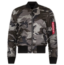 American Alpha ALPHA nylon flight jacket camouflage MA-1 slim cotton jacket autumn and winter hot sale