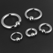 Titanium steel puncture jewelry BCR universal ring mens earrings breast ring PA ring female female female ring multi-purpose ring card ball ring