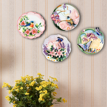 Art ceramic decorative plate three-dimensional wall hanging plate decoration plate background wall decoration disc home gifts