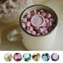 A sweet tangerine (high set series of fire lacquer wax grain) imported raw material specially ordered to qualify color fire lacquer wax grain