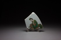 1815 Kangxi Wucai Takashi Ancient Porcelain Sheet Specimens