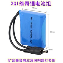 12V18650 lithium battery Audio amplifier singing machine fishing light flashlight 6000mAh lithium battery pack