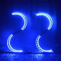 LED luminous machete a pair of night bar performance props party flash colorful fluorescent dance electro-optic dance activities