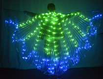 Color luminous cloak butterfly creative stage performance props performance costumes LED lights colorful color change flash