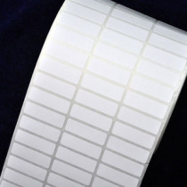 25*6MM*20000 sheets bar code paper coated paper self-adhesive blank bar code copper paper label