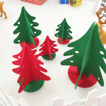 Christmas decorations Non-woven Mini Christmas Tree Window desktop countertop ornaments Christmas folding tree