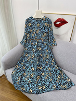 (non-fat-to-be) loose big code true silk dress 200 catty and fat mm summer clothes mulberry silk crummy long dresses