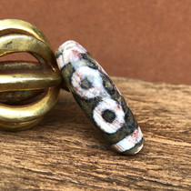 Tibetan Tianzhu Tibetan three-eyed Tianzhu natural cinnabar fire for Tianzhu genuine products to pure agate jade coated with pulp and oil