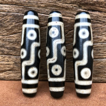 Natural Tibetan Tianzhu Tibetan nine-eyed Tianzhu genuine to pure agate chalcedony pulp oil weathering clear