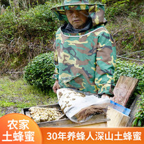 Dabie Mountain native honey honey honey nectar wooden barrel wild honey pure natural nectar