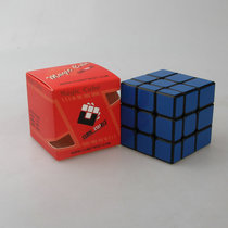 (Echelon Mirror Triple Order Magic Square Black Bottom Standard Blue Sticker) Not equidistant mirror 3-order Deformation Magic Cube