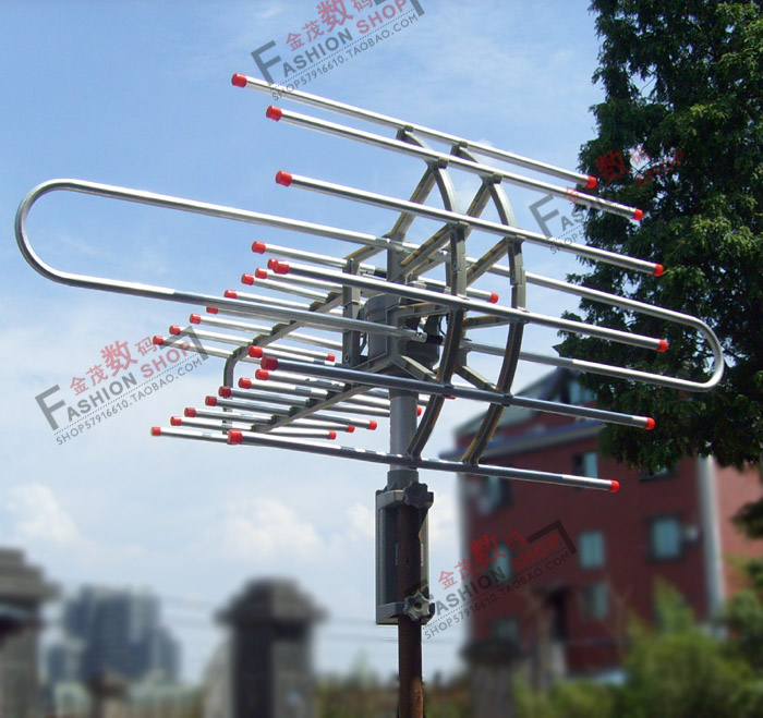 正品001室外天线j950室外电视天线 地面波数字电视机 增益天线