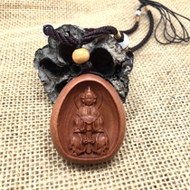 Feicheng Taomu Taishan Virgin Bixia Yuanjun grandmother peace charm portable mens and womens necklace pendant gift