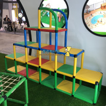 New indoor and outdoor pipe area corner display rack Kindergarten early education center construction cabinet toy cabinet plant rack flower rack