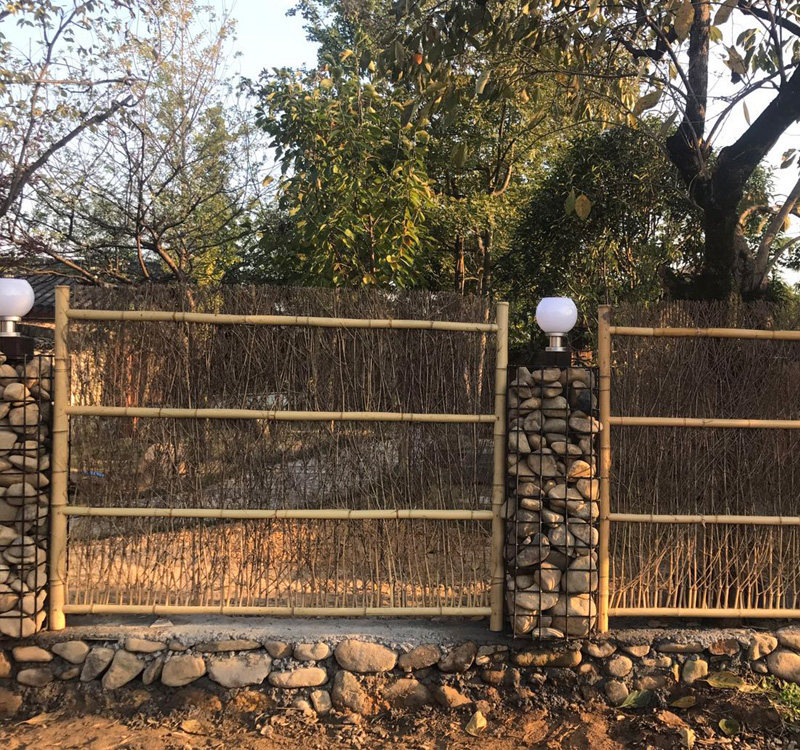 竹篱笆屏风围墙围栏庭院阳台花园栅栏防腐防蛀田园竹 竹栅栏