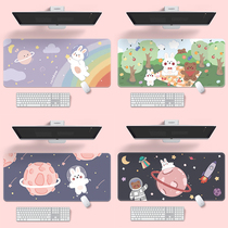Cartoon cute mouse pad super large personality creative INS keyboard laptop animation computer office writing table pad