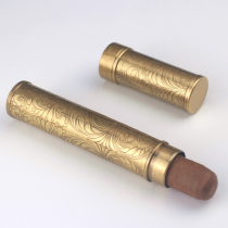 Monsoon JIFENG Single 1 branch 3 Fitted Cigar Tubes Portable Moisturizing Cylinder Seals Pure Bronze Sculptures Vintage China Wind