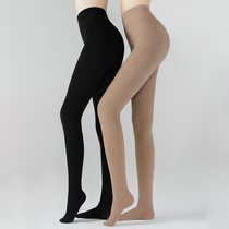 Miss curious socks female thickened warm moisture-wicking combed soft cotton ladies bottoming pantyhose stepping on feet is thin