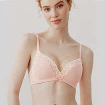 Curious miss lingerie womens small breasts gathered without underwired lace bra sexy uplift anti-sagging suit pure desire