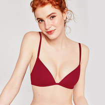 Miss Curious Honmei Red Wedding Bride No Trace Lingerie No Underwire Light Thin Bra Sexy Bra Set