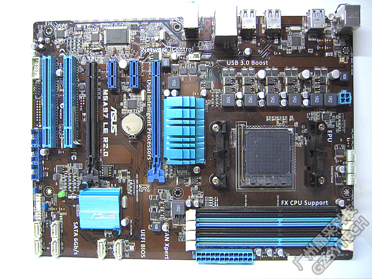 asus华硕m5a97支持amdam38核fx8300不集显独显大板970主板