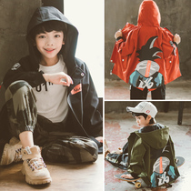 5 male children 8 autumn clothes 10 windbreaker 2021 children Spring and Autumn Wukong long coat 12 primary school boy 15 years old