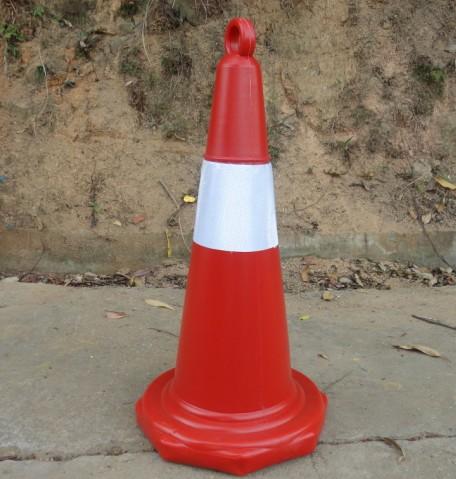 70塑料反光带砂路锥 反光锥