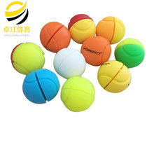Non-standard two-color classic tennis racket spherical shock absorber Mini small tennis shock absorber shock absorber ball