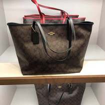 COACH Gucci City Tote Suction buckle Exposure single-sided Tote bag shopping bag bottom length 32cm