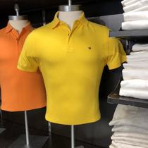 Tommy Tommy mens classic fashion casual pure color short sleeve polo shirt 210424T81