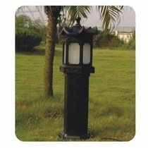YOUNASI background music Public Radio six-sided lamppost lawn speaker outdoor waterproof lawn audio