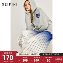 Shifan Li A- line dress women pleated skirt 2021 spring new chiffon skirt high waist Medium-length dress children skirt