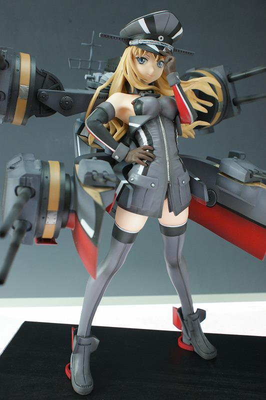 舰队collection 舰娘俾斯麦 树脂gk白模代工制作 上色涂装完成品