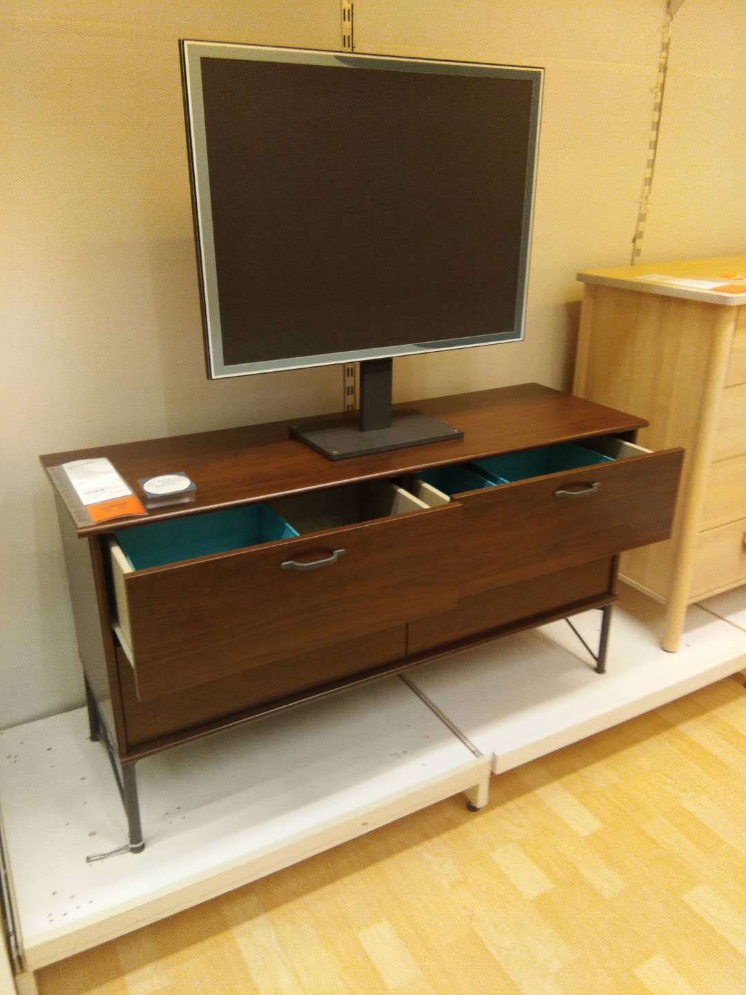 ikea无锡宜家国内代购 穆斯肯4屉柜床头柜电视柜储物柜壁柜_7折现价