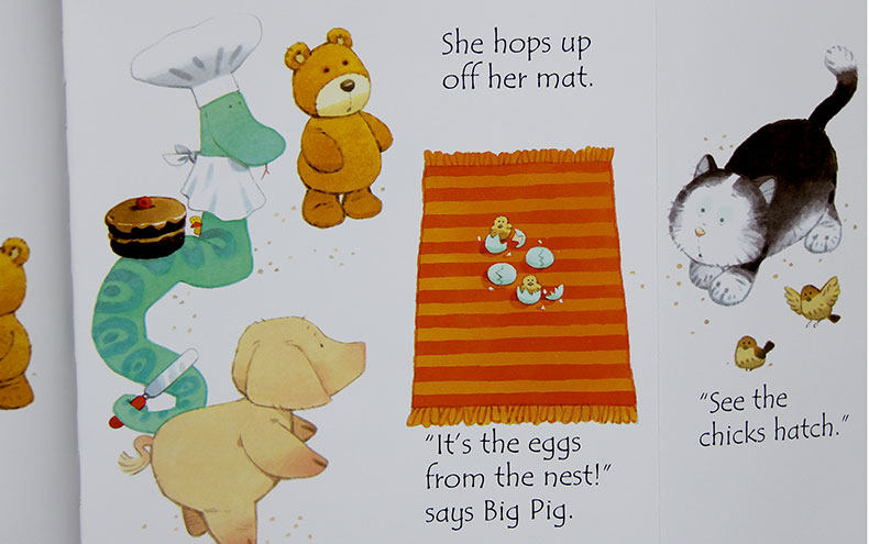 英文原版绘本fat cat sat厚本合集精装book cd