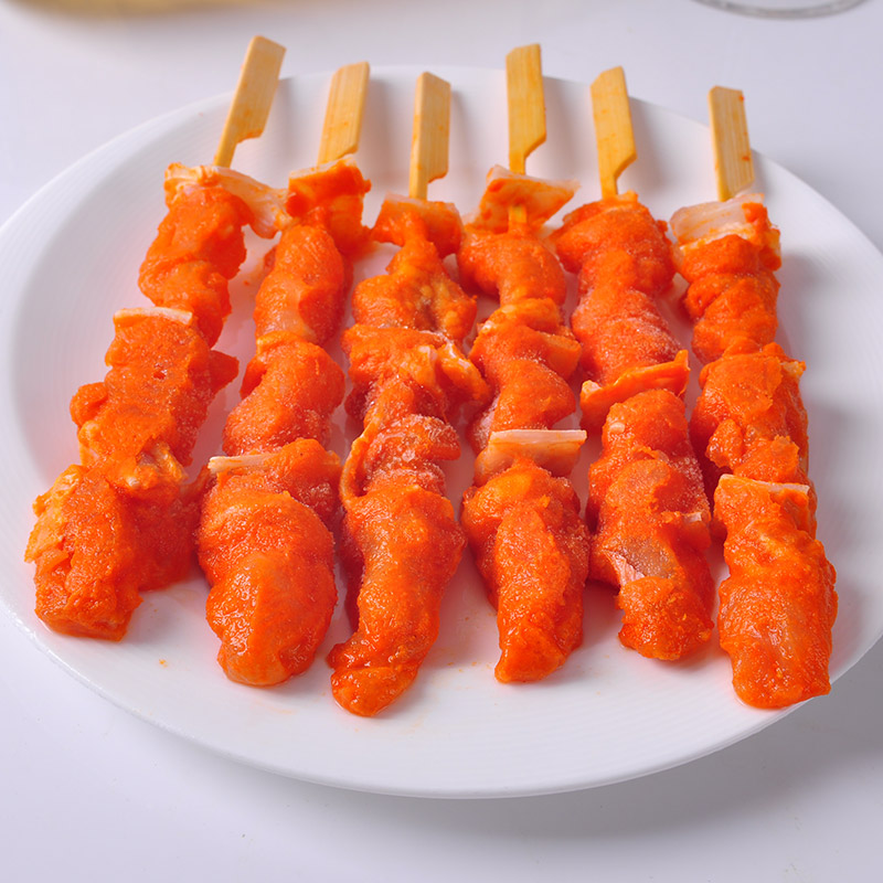 【川铭食品专营店】食在川铭骨肉相连肉串4串 半成品烧烤食材