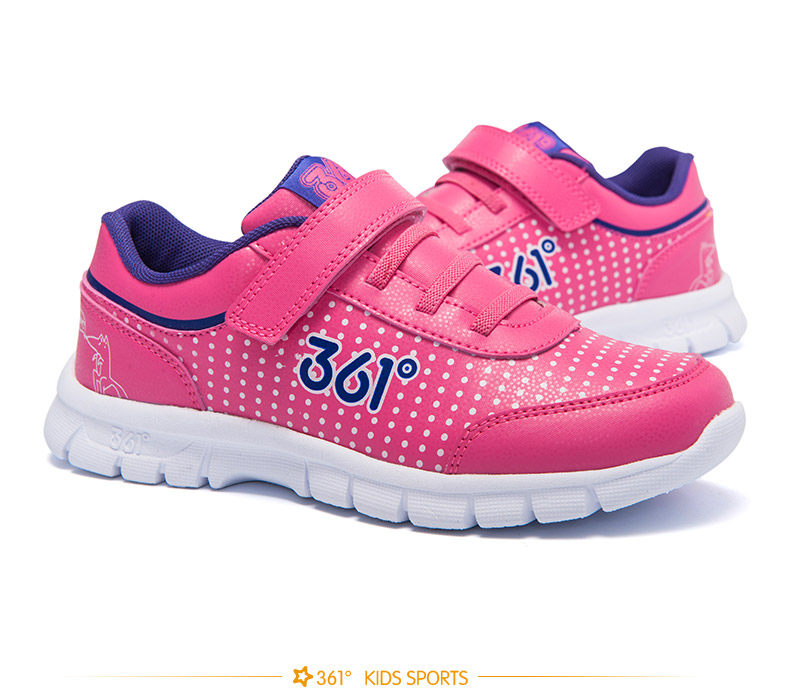 361童鞋女童运动鞋2017秋季儿童学生皮面跑鞋中大女童鞋361跑鞋